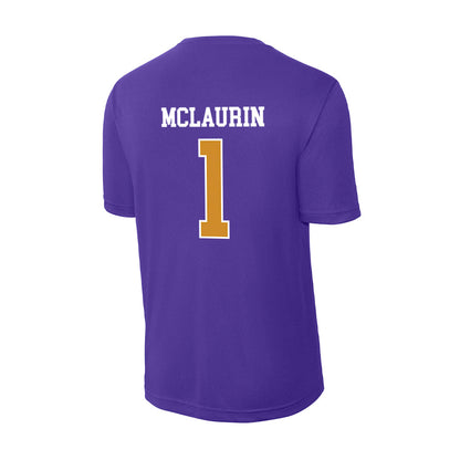Alcorn - NCAA Football : Orlandus Mclaurin - Activewear T-Shirt-1