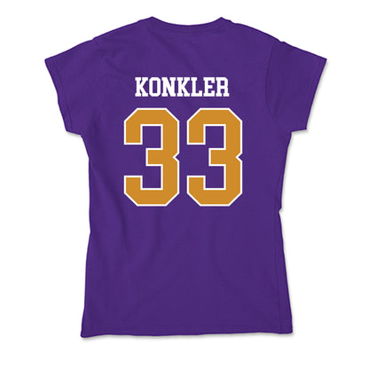 Alcorn - NCAA Baseball : Hayden Konkler - Soft Style Women’s T-Shirt-1