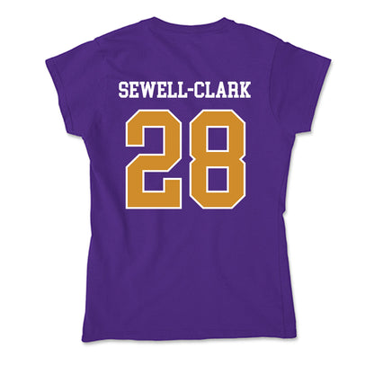 Alcorn - NCAA Football : JaCorian Sewell-Clark - Soft Style Women’s T-Shirt-1