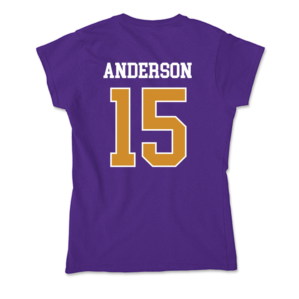 Alcorn - NCAA Women's Basketball : Jeanee Anderson - Soft Style Women’s T-Shirt-1
