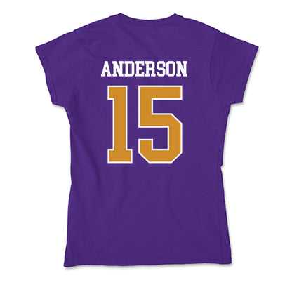 Alcorn - NCAA Women's Basketball : Jeanee Anderson - Soft Style Women’s T-Shirt-1