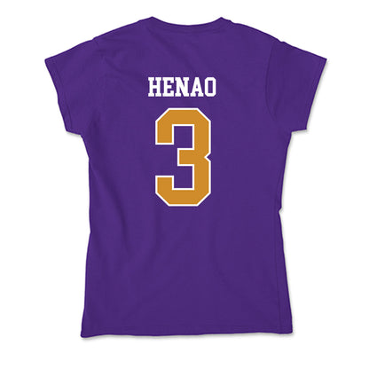 Alcorn - NCAA Women's Volleyball : Juliana Henao - Soft Style Women’s T-Shirt-1