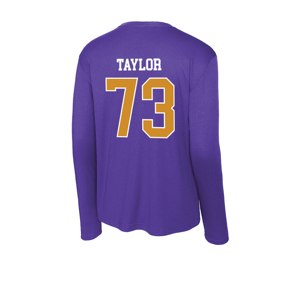 Alcorn - NCAA Football : SharDez Taylor - Activewear Long Sleeve T-Shirt-1
