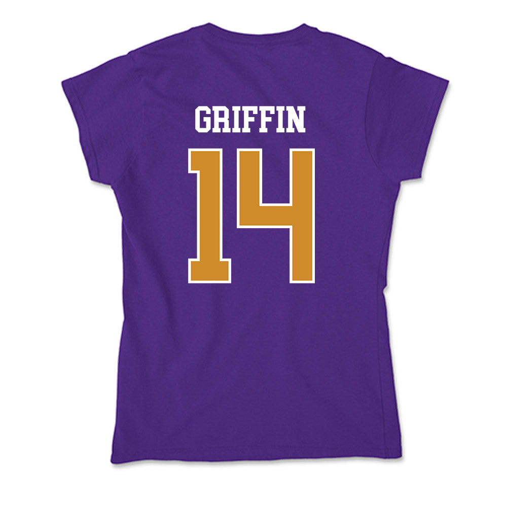 Alcorn - NCAA Football : Elijah Griffin - Soft Style Women’s T-Shirt-1