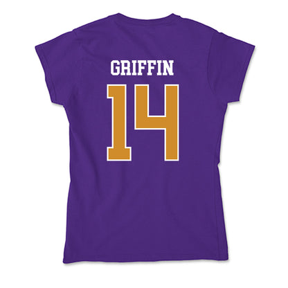 Alcorn - NCAA Football : Elijah Griffin - Soft Style Women’s T-Shirt-1