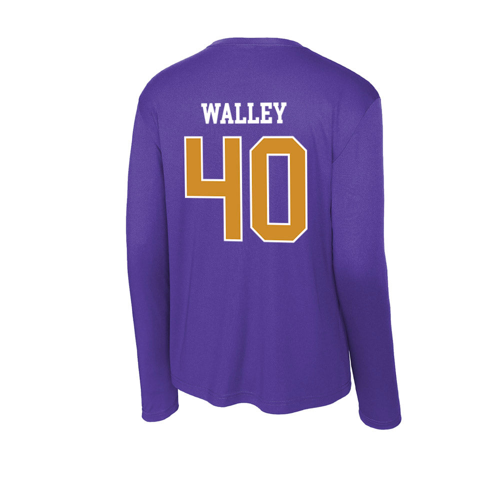 Alcorn - NCAA Football : Christopher Walley - Activewear Long Sleeve T-Shirt-1