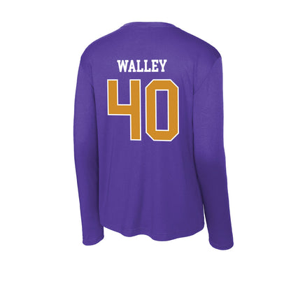 Alcorn - NCAA Football : Christopher Walley - Activewear Long Sleeve T-Shirt-1