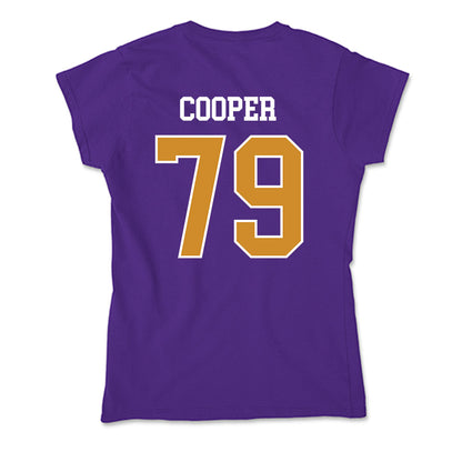 Alcorn - NCAA Football : Derrick Cooper - Soft Style Women’s T-Shirt-1