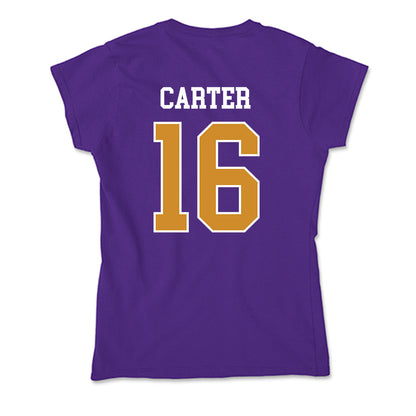 Alcorn - NCAA Women's Volleyball : Courtney Carter - Soft Style Women’s T-Shirt-1