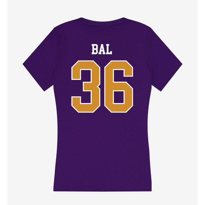 Alcorn - NCAA Women's Soccer : Charlie Bal - Women's V-Neck T-Shirt-1