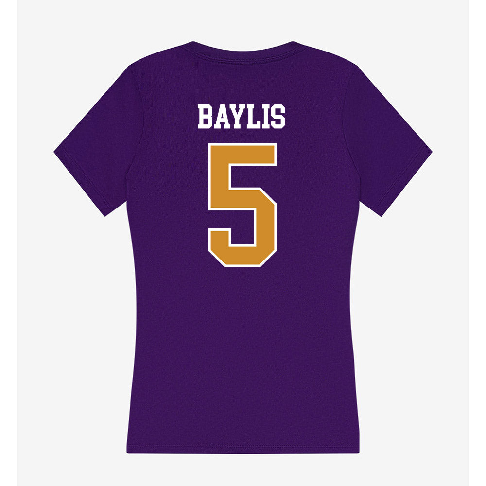 Alcorn - NCAA Baseball : Payton Baylis - Women's V-Neck T-Shirt-1