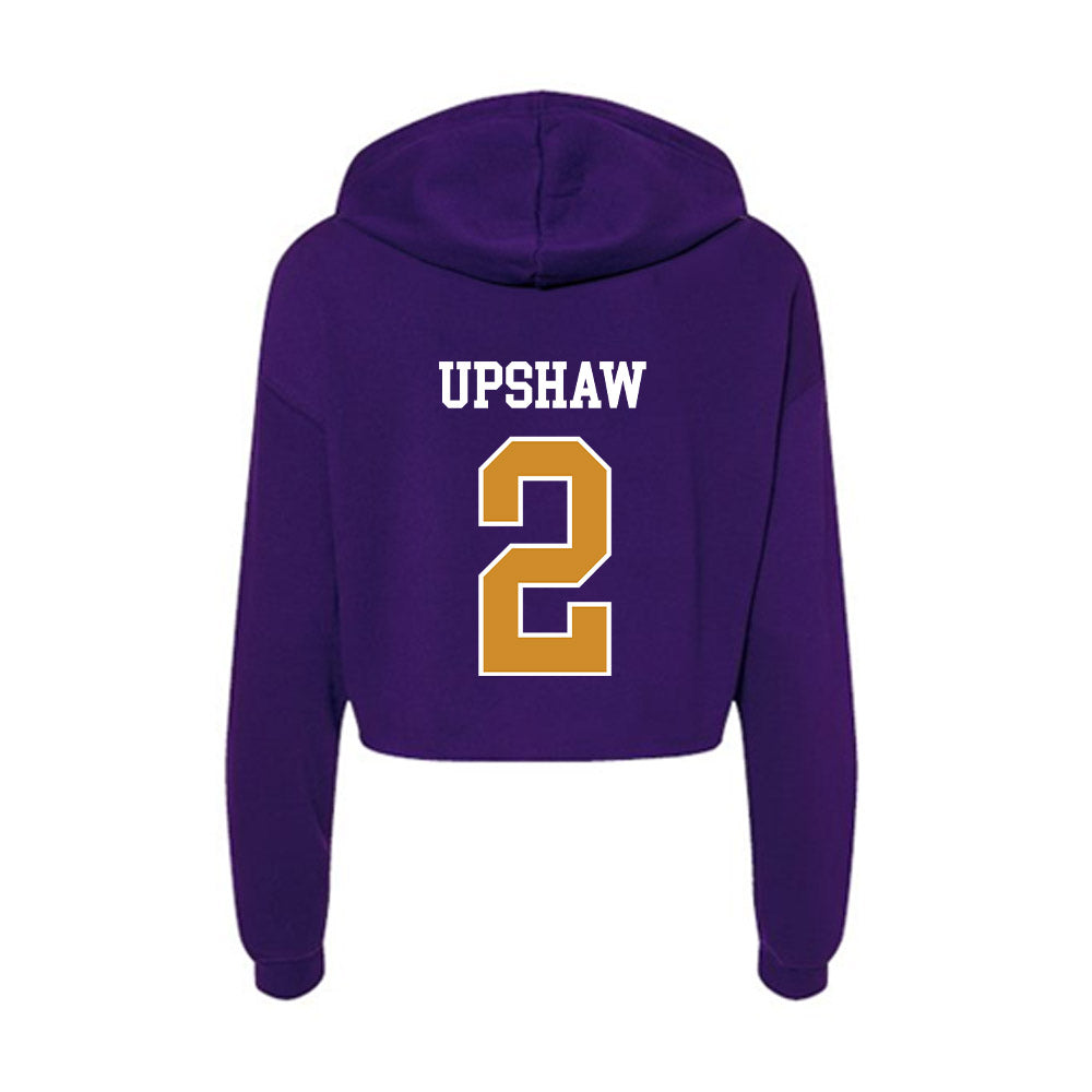 Alcorn - NCAA Women's Volleyball : Bailey Upshaw - Women's Crop Fleece Hoodie-1