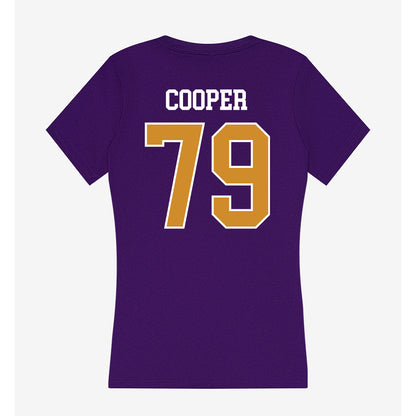 Alcorn - NCAA Football : Derrick Cooper - Women's V-Neck T-Shirt-1