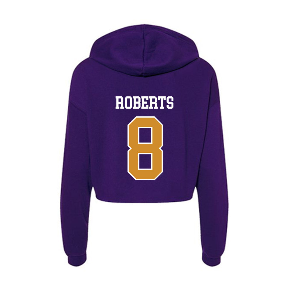 Alcorn - NCAA Football : Cedric Roberts - Women's Crop Fleece Hoodie-1