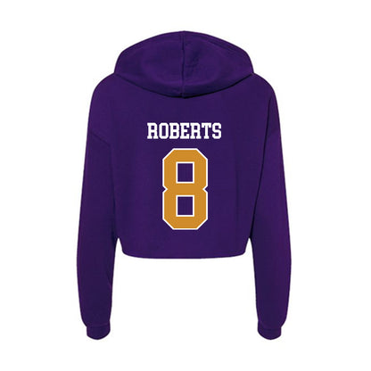 Alcorn - NCAA Football : Cedric Roberts - Women's Crop Fleece Hoodie-1