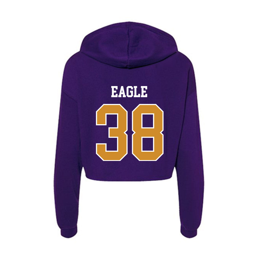Alcorn - NCAA Football : Ibrahim Eagle - Women's Crop Fleece Hoodie-1
