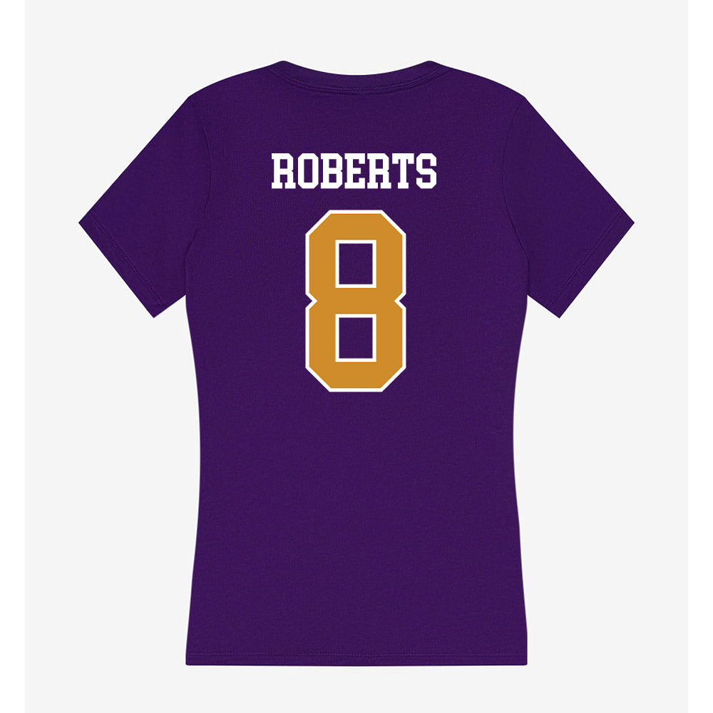 Alcorn - NCAA Football : Cedric Roberts - Women's V-Neck T-Shirt-1