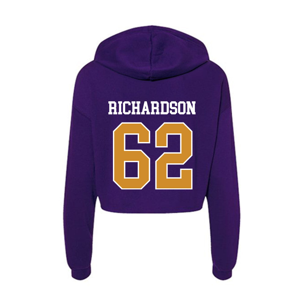Alcorn - NCAA Football : Camron Richardson - Women's Crop Fleece Hoodie-1