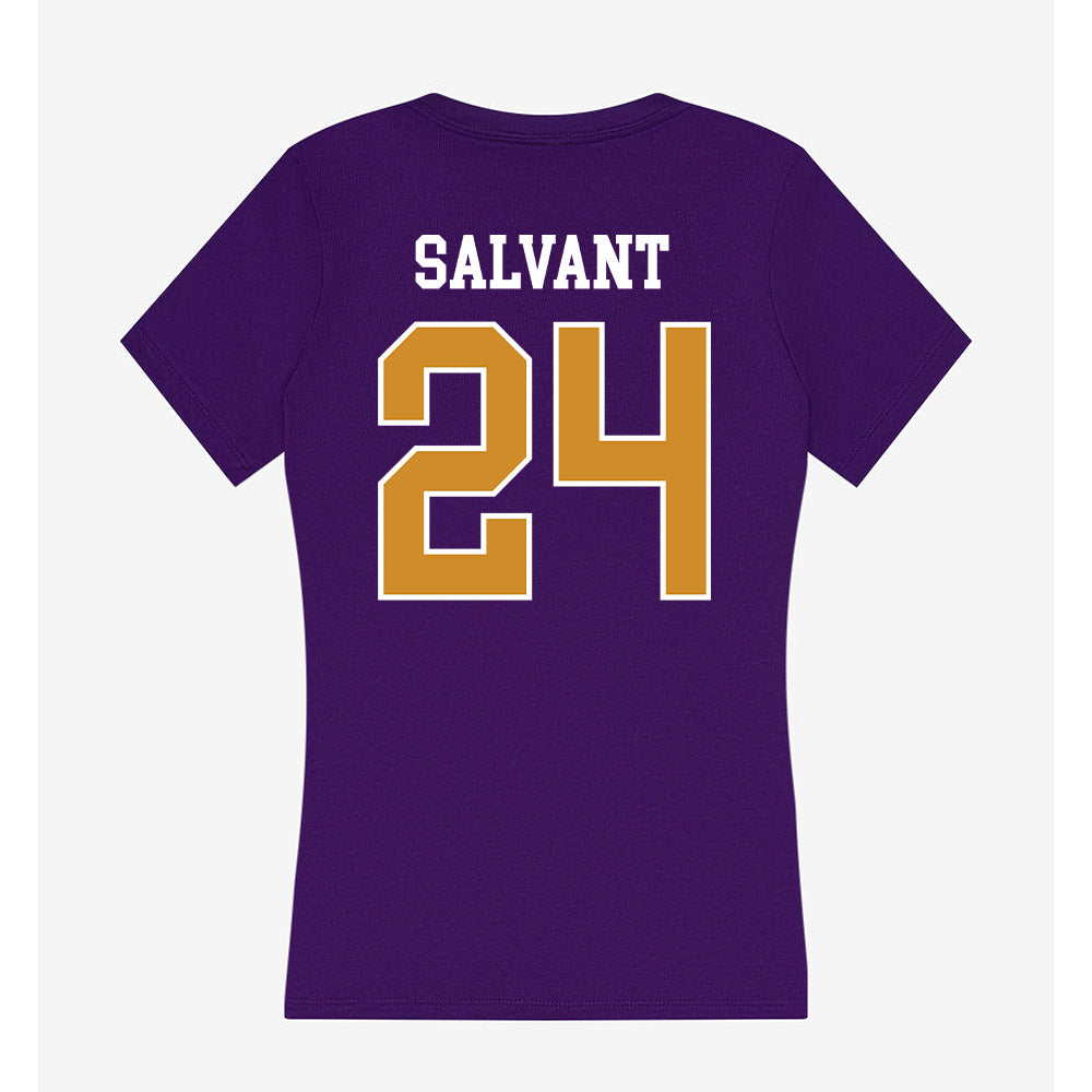 Alcorn - NCAA Softball : Sanai Salvant - Women's V-Neck T-Shirt-1