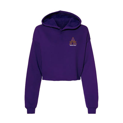 Alcorn - NCAA Men's Track & Field : Jaidon Shelby-raymond - Women's Crop Fleece Hoodie-0