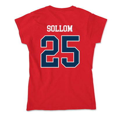 Saginaw Valley - NCAA Women's Basketball : Lauren Sollom - Soft Style Women’s T-Shirt-1