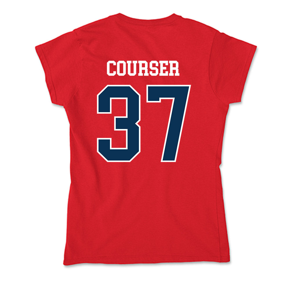 Saginaw Valley - NCAA Football : Brayden Courser - Soft Style Women’s T-Shirt-1
