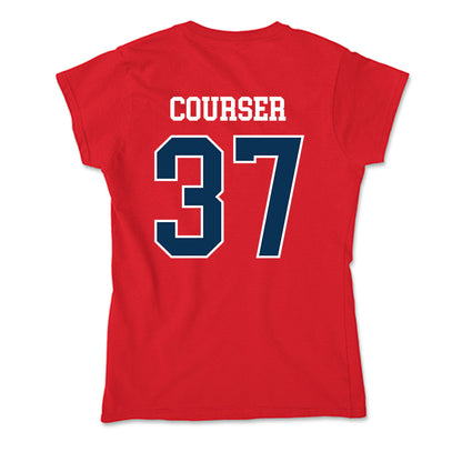 Saginaw Valley - NCAA Football : Brayden Courser - Soft Style Women’s T-Shirt-1