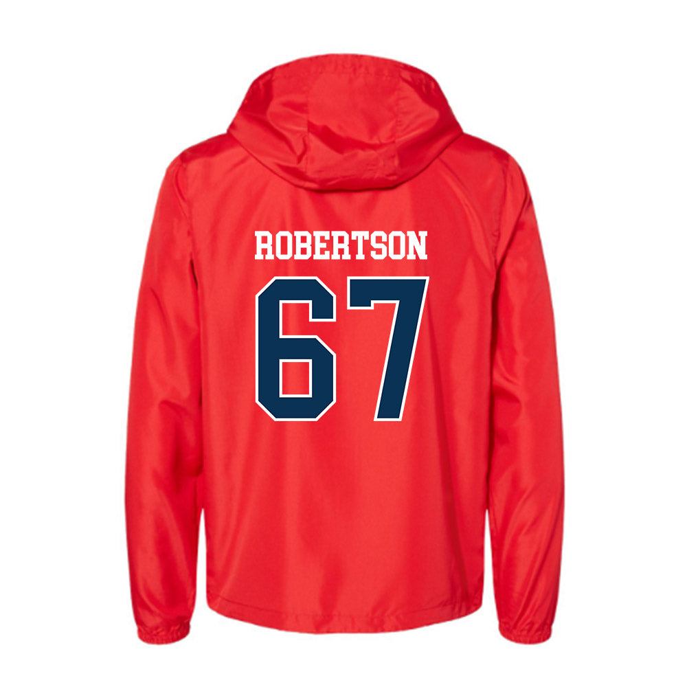 Saginaw Valley - NCAA Football : Paulie Robertson - Windbreaker-1