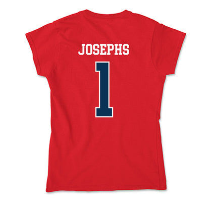 Saginaw Valley - NCAA Men's Basketball : Marquese Josephs - Soft Style Women’s T-Shirt-1
