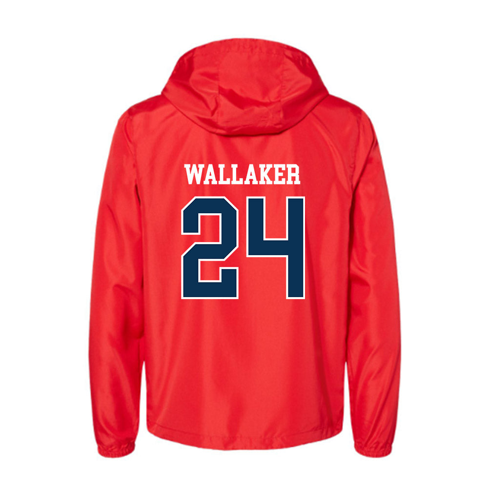 Saginaw Valley - NCAA Men's Basketball : cade wallaker - Windbreaker-1