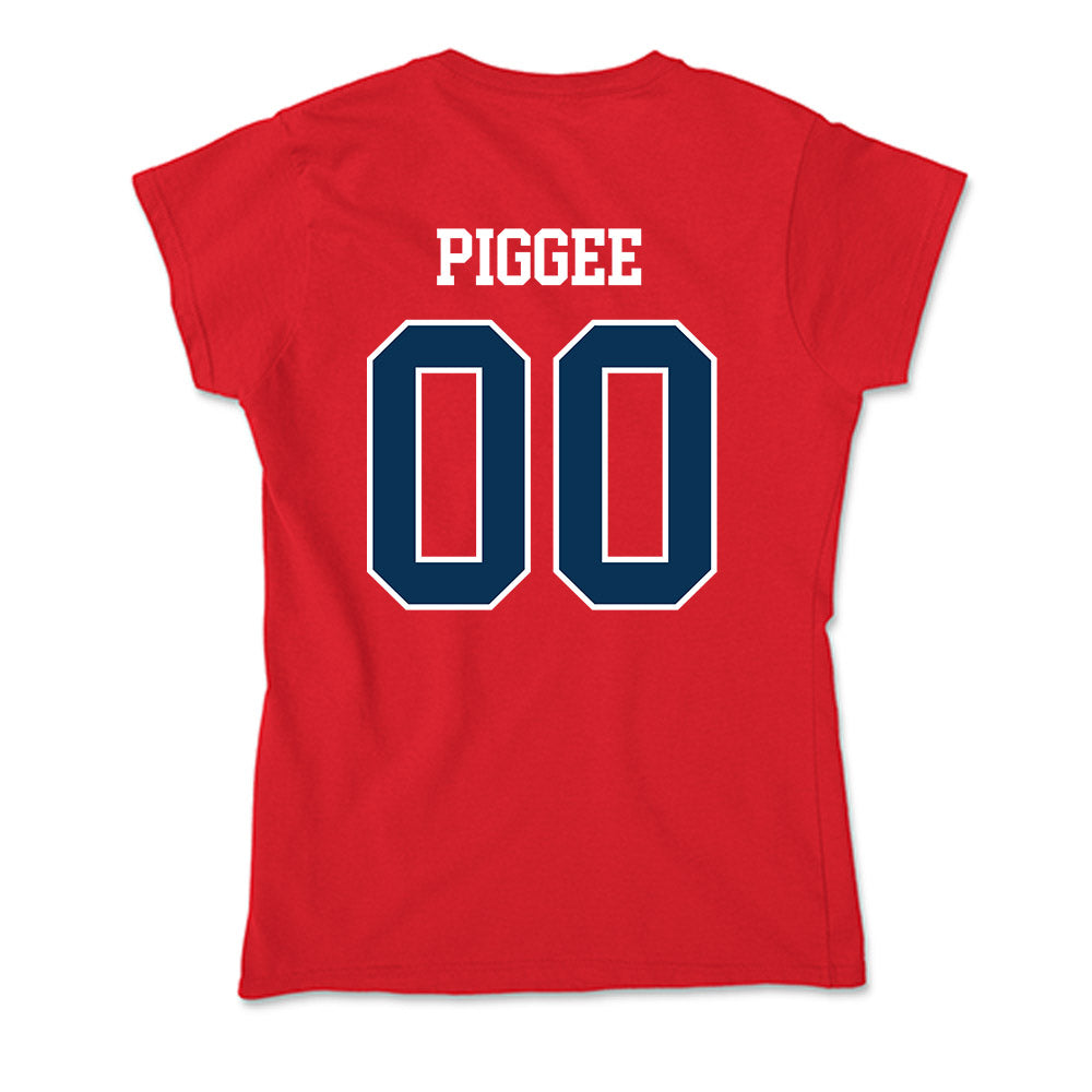 Saginaw Valley - NCAA Football : Destin Piggee - Soft Style Women’s T-Shirt-1