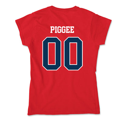 Saginaw Valley - NCAA Football : Destin Piggee - Soft Style Women’s T-Shirt-1