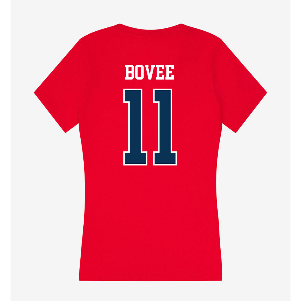 Saginaw Valley - NCAA Men's Soccer : Ryan Bovee - Women's V-Neck T-Shirt-1