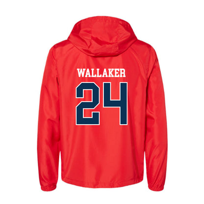 Saginaw Valley - NCAA Men's Basketball : cade wallaker - Windbreaker-1