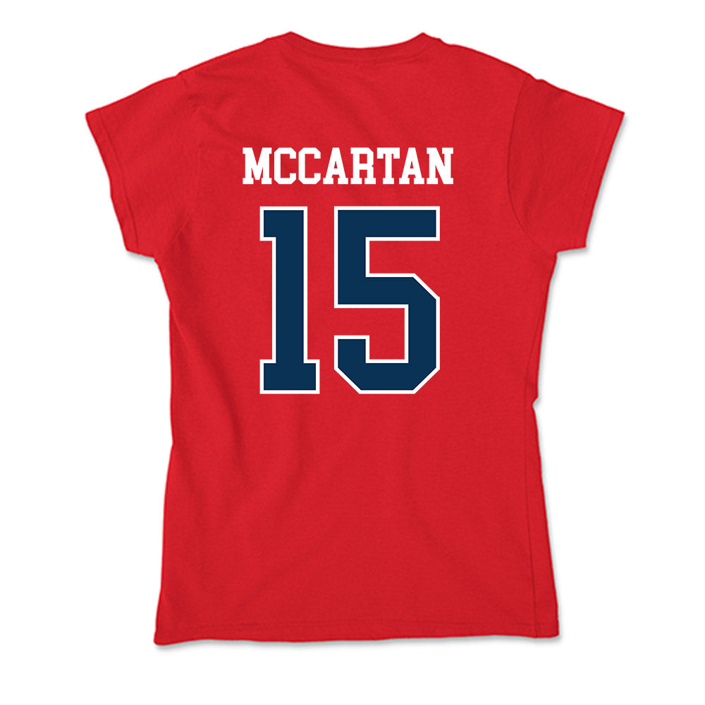 Saginaw Valley - NCAA Baseball : Ryan Mccartan - Soft Style Women’s T-Shirt-1