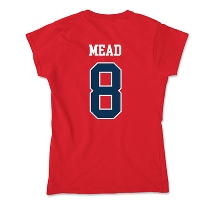 Saginaw Valley - NCAA Baseball : Lucas Mead - Soft Style Women’s T-Shirt-1