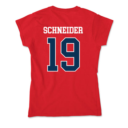 Saginaw Valley - NCAA Women's Lacrosse : Ally Schneider - Soft Style Women’s T-Shirt-1