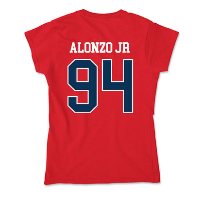 Saginaw Valley - NCAA Football : Timothy Alonzo Jr - Soft Style Women’s T-Shirt-1