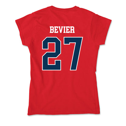 Saginaw Valley - NCAA Football : Jaden Bevier - Soft Style Women’s T-Shirt-1
