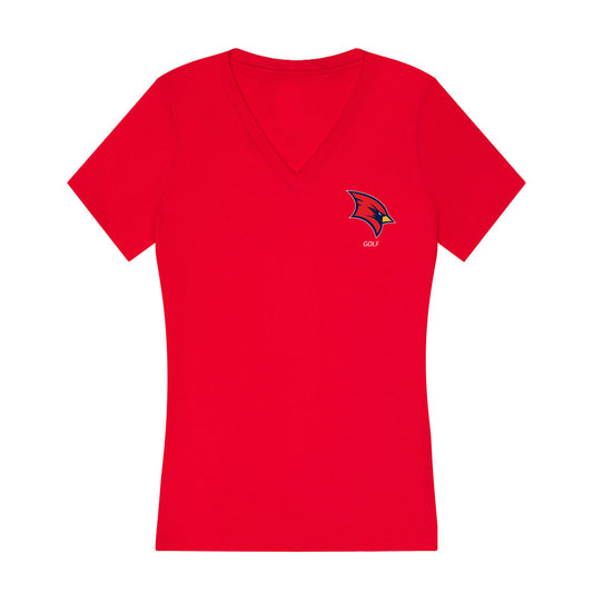 Saginaw Valley - NCAA Men's Golf : Garett Forgash - Women's V-Neck T-Shirt-0