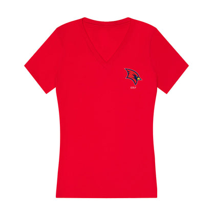 Saginaw Valley - NCAA Men's Golf : Ben Yono - Women's V-Neck T-Shirt-0