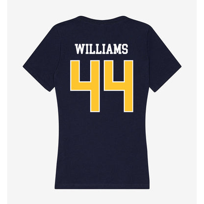 North Carolina A&T - NCAA Football : Jayden Williams - Women's V-Neck T-Shirt-1
