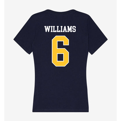 North Carolina A&T - NCAA Football : Ty Williams - Women's V-Neck T-Shirt-1