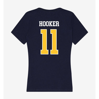 North Carolina A&T - NCAA Football : Alston Hooker - Women's V-Neck T-Shirt-1