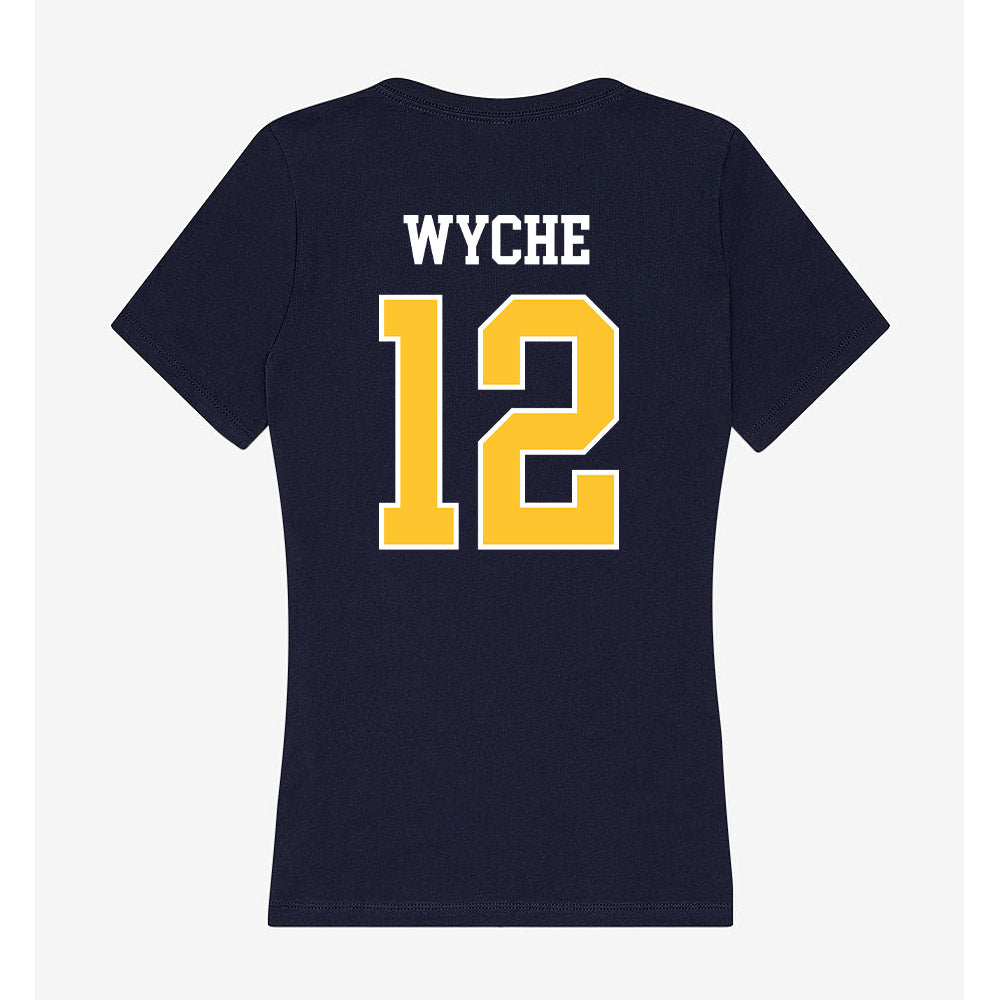 North Carolina A&T - NCAA Baseball : Bruce Wyche - Women's V-Neck T-Shirt-1