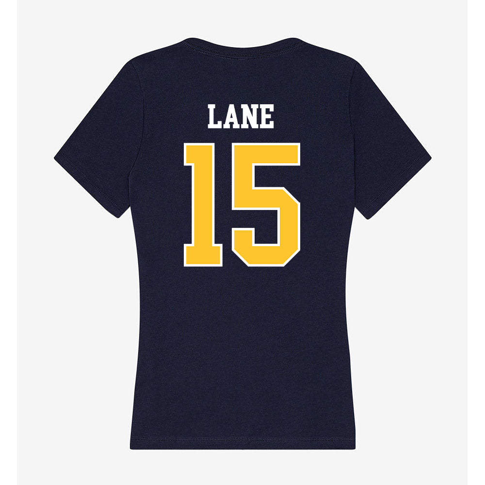 North Carolina A&T - NCAA Football : Tez lane - Women's V-Neck T-Shirt-1