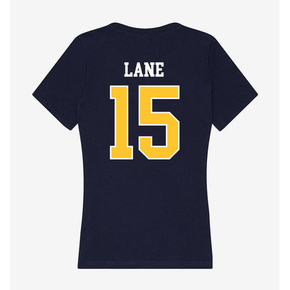 North Carolina A&T - NCAA Football : Tez lane - Women's V-Neck T-Shirt-1