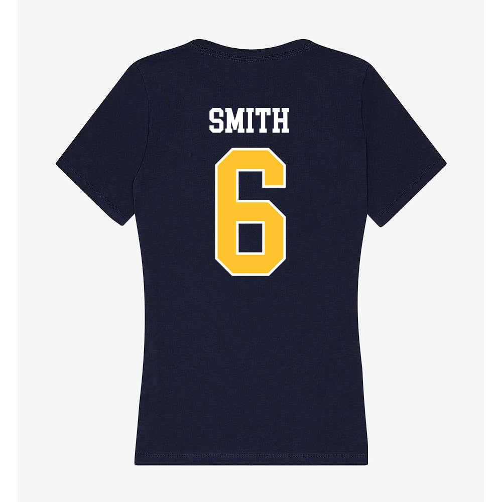 North Carolina A&T - NCAA Baseball : Tyler Smith - Women's V-Neck T-Shirt-1