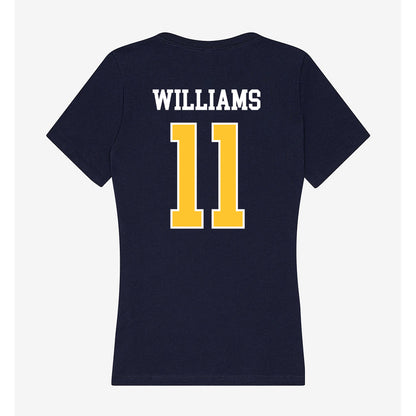 North Carolina A&T - NCAA Softball : Roshell Williams - Women's V-Neck T-Shirt-1
