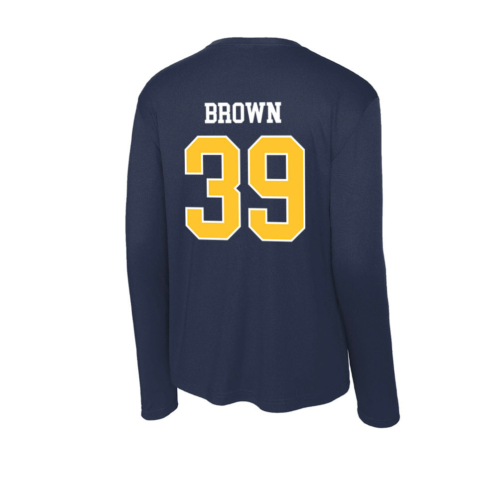 North Carolina A&T - NCAA Football : Andrew Brown - Activewear Long Sleeve T-Shirt-1
